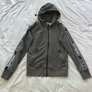 Superdry Gray Zip-Up Hoodie